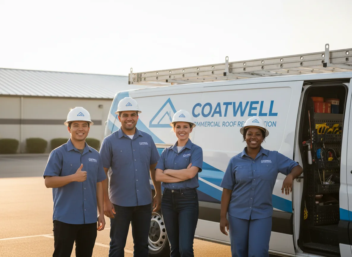 Commercial roof coating company in Provencal, LA